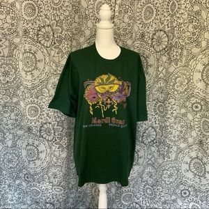 Miamit’s Men’s XL Mardi Gras Graphic Tee